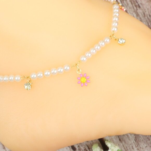 "Dainty Anklet for Women – Elegant Everyday Jewelry & Perfect Gift | MLCRC1166 - Picture 3 of 10